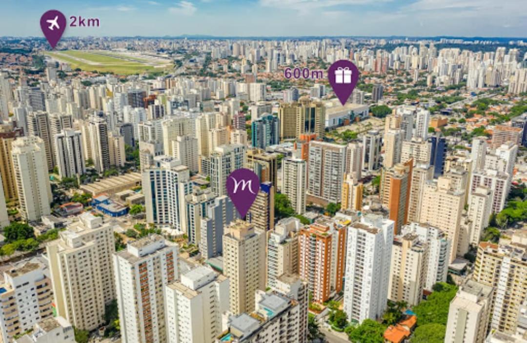 Hotel Em Moema - Flat Executivo Prox Ao Aeroporto E Shopping Ibirapuera São Paulo Ngoại thất bức ảnh